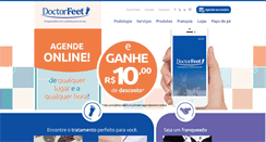 Desktop Screenshot of doctorfeet.com.br